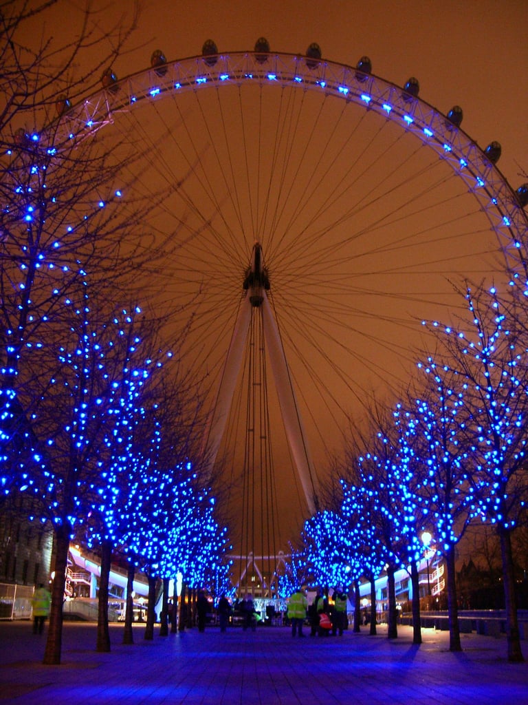 The London Eye during Christmas