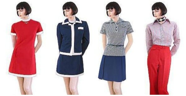 american airlines uniforms 1970s