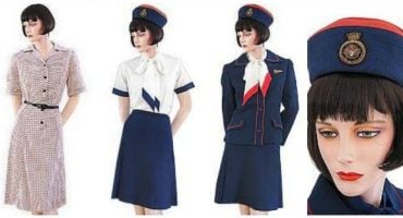 Flight attendants’ uniforms – 1970s