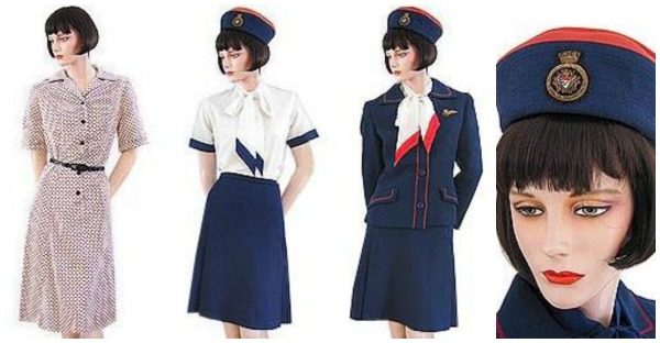 british airways uniforms 1970s