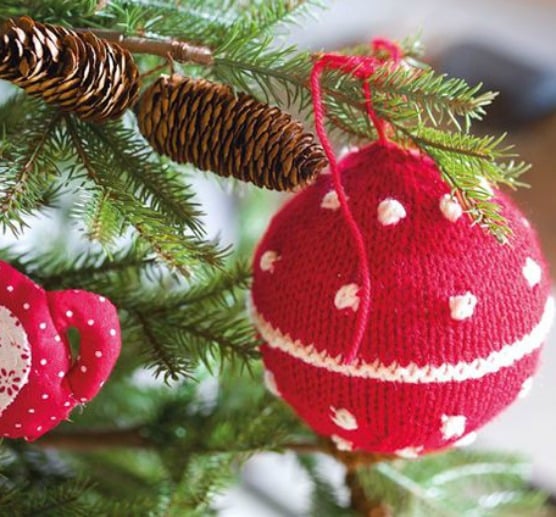 Knitted Baubles