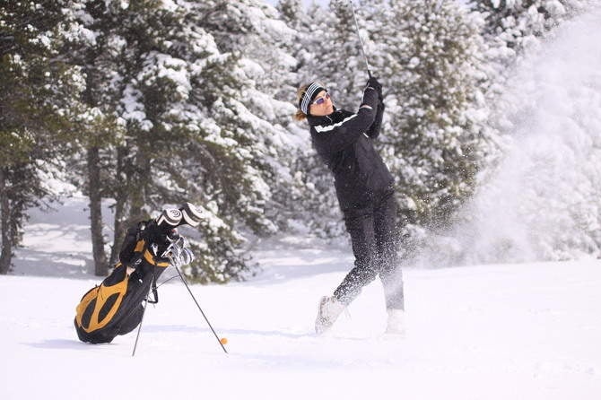 snow golf 