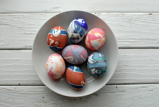 Silk Dyed Easter Eggs