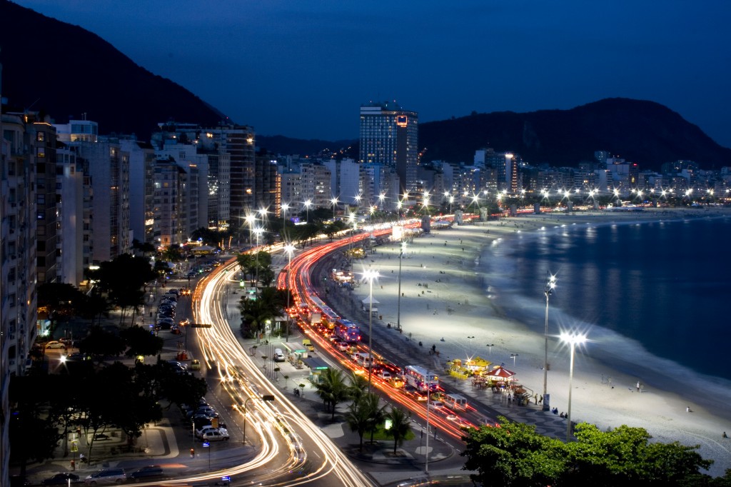Copacabana Beach in Brazil