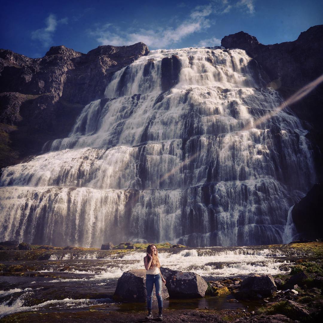 Dyjandi waterfall in Iceland