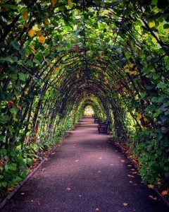 the lover's arch at kensington palace gardens london