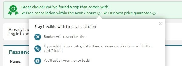 opodo free cancellation