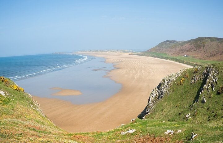 Rhossil Gower, the best beach in Wales