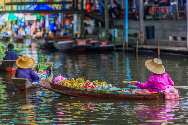 Floating markets in Bangkok - Thailand Opodo