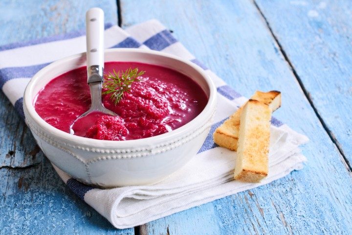 rootbeet soup, vilnius, latvia