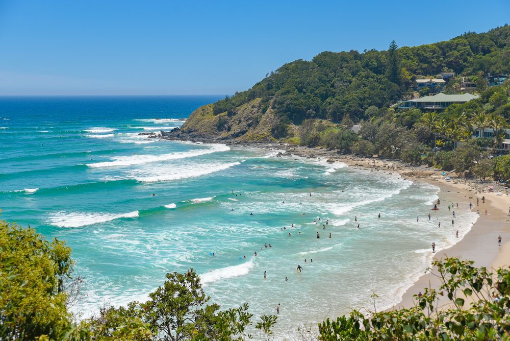 Byron Bay, Watego beach in Australia