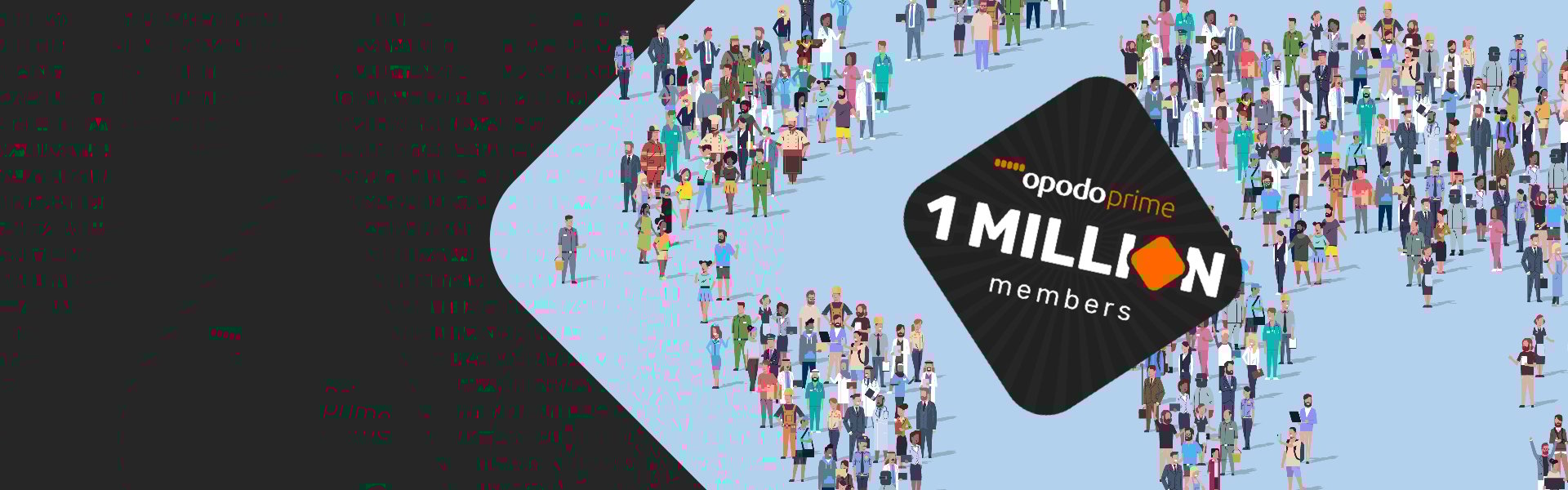 Opodo Prime 1 Million members header