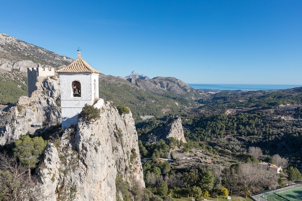 Castillo de Guadalest, best castles in the valencian community