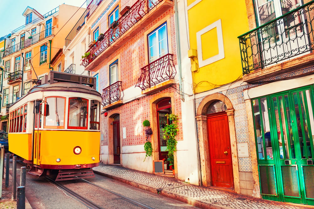 Yellow Tram Lisbon