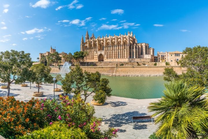 melhores coisas para fazer em Palma: a catedral de Maiorca