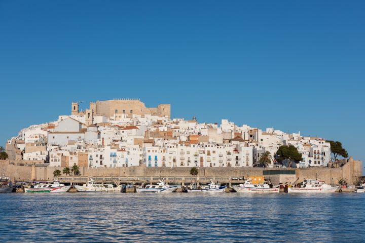 View of Peñíscola from the port