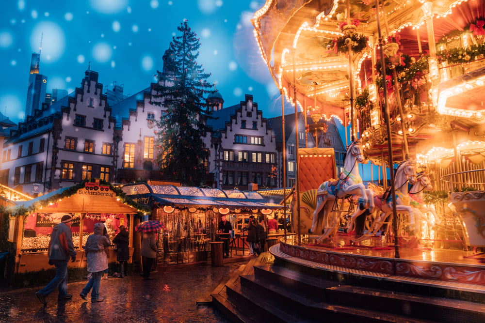 Christmas market in Prague