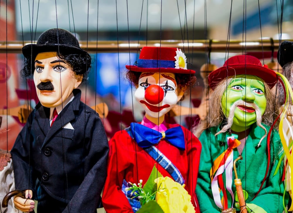 Puppet show in Prague