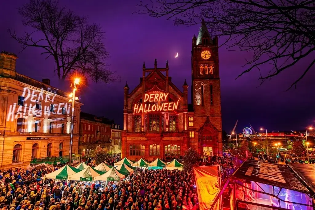 Halloween festivities at a Derry city event
